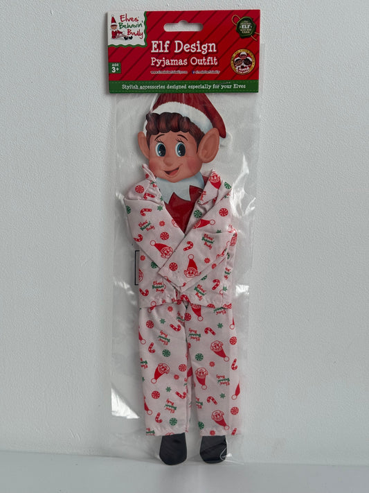 Christmas pajama costume - mischievous elf