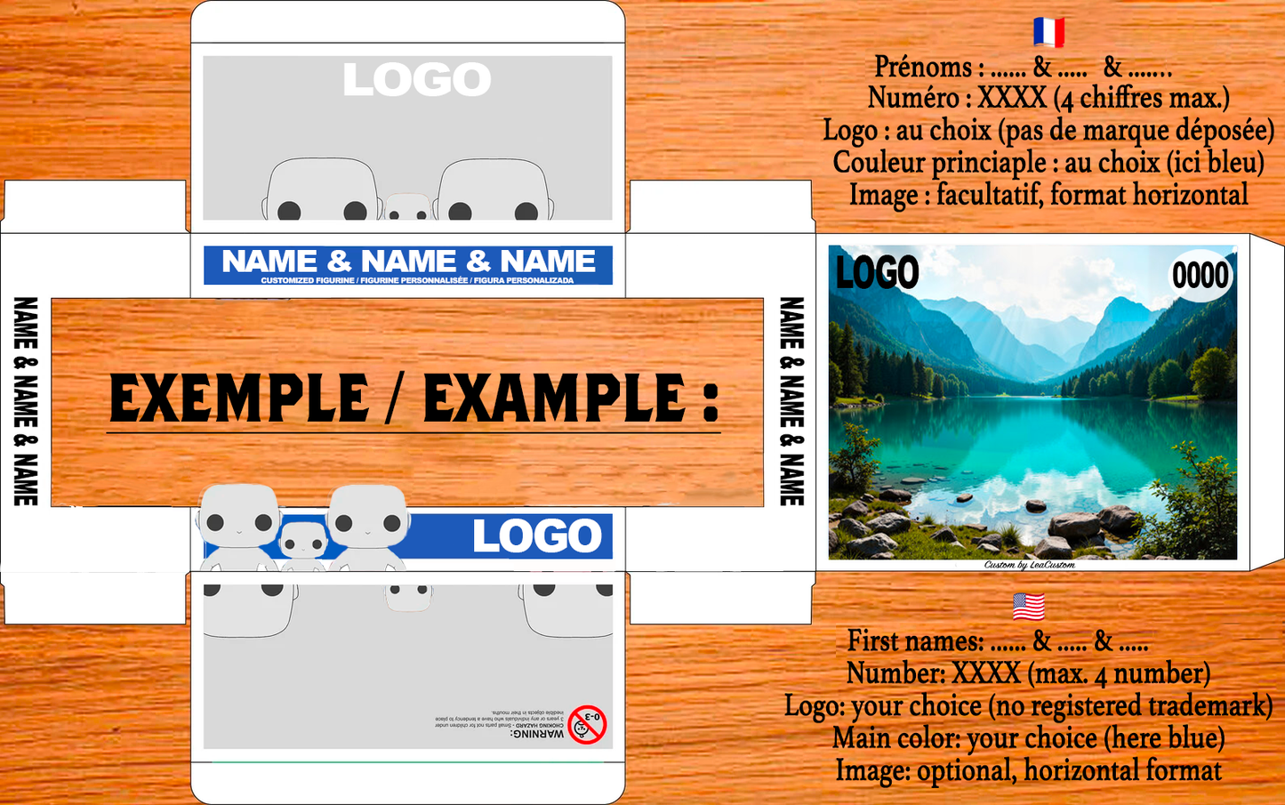 3 Pack Family: Personalized Figurines