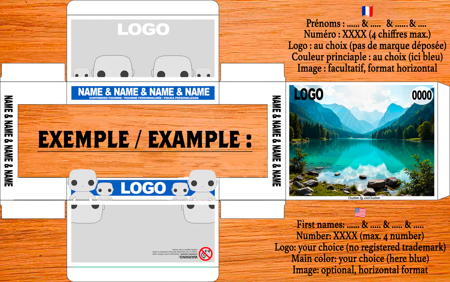 ⭐️ Pack Quatuor Classique – Figurines Personnalisées