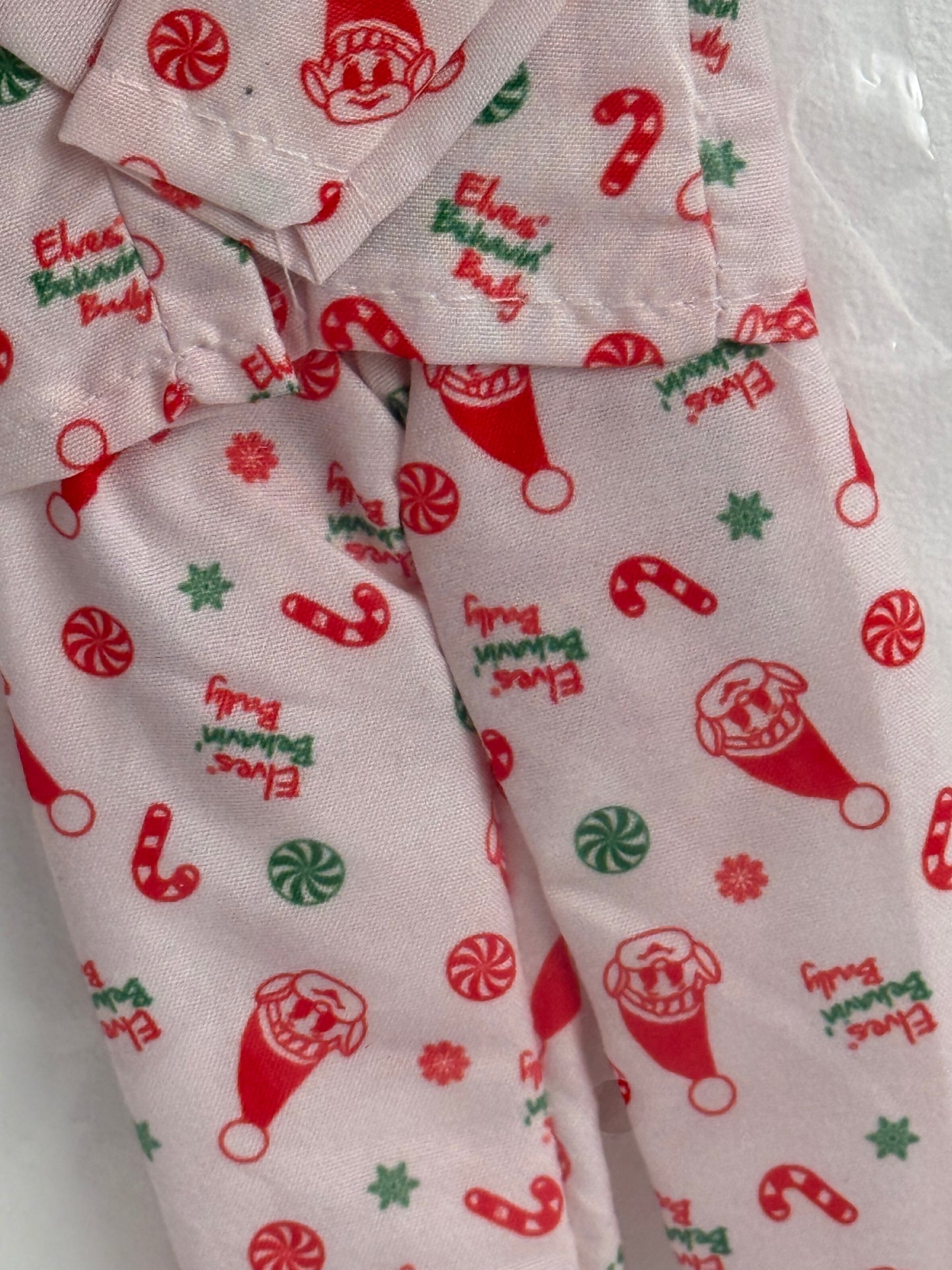 Christmas pajama costume - mischievous elf