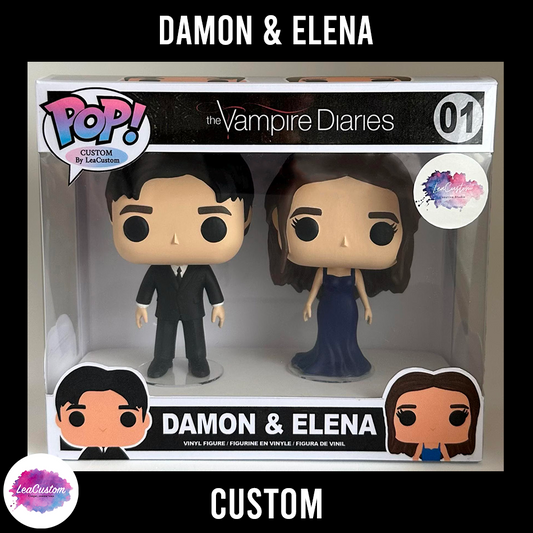 Damon & Elena - Figurine Pack - Unique Creation