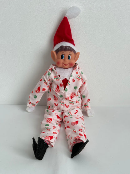 Christmas pajama costume - mischievous elf