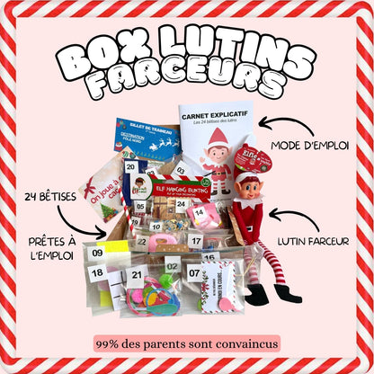 Box “Bêtises des Lutins Farceurs” – 24 farces prêtes à l’emploi