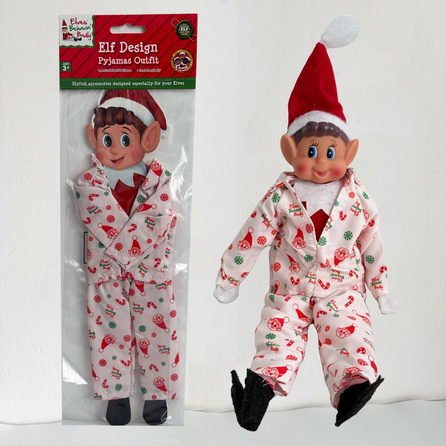 Christmas pajama costume - mischievous elf