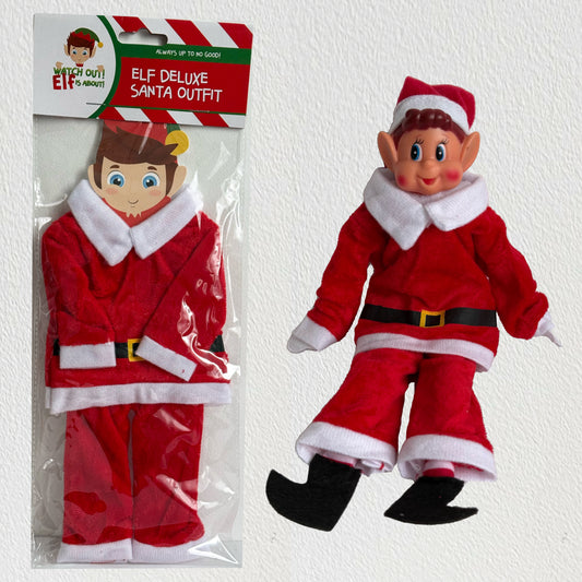 Santa Claus Costume - Mischievous Elf