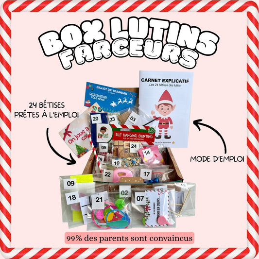 Box “Bêtises des Lutins Farceurs” – 24 farces prêtes à l’emploi