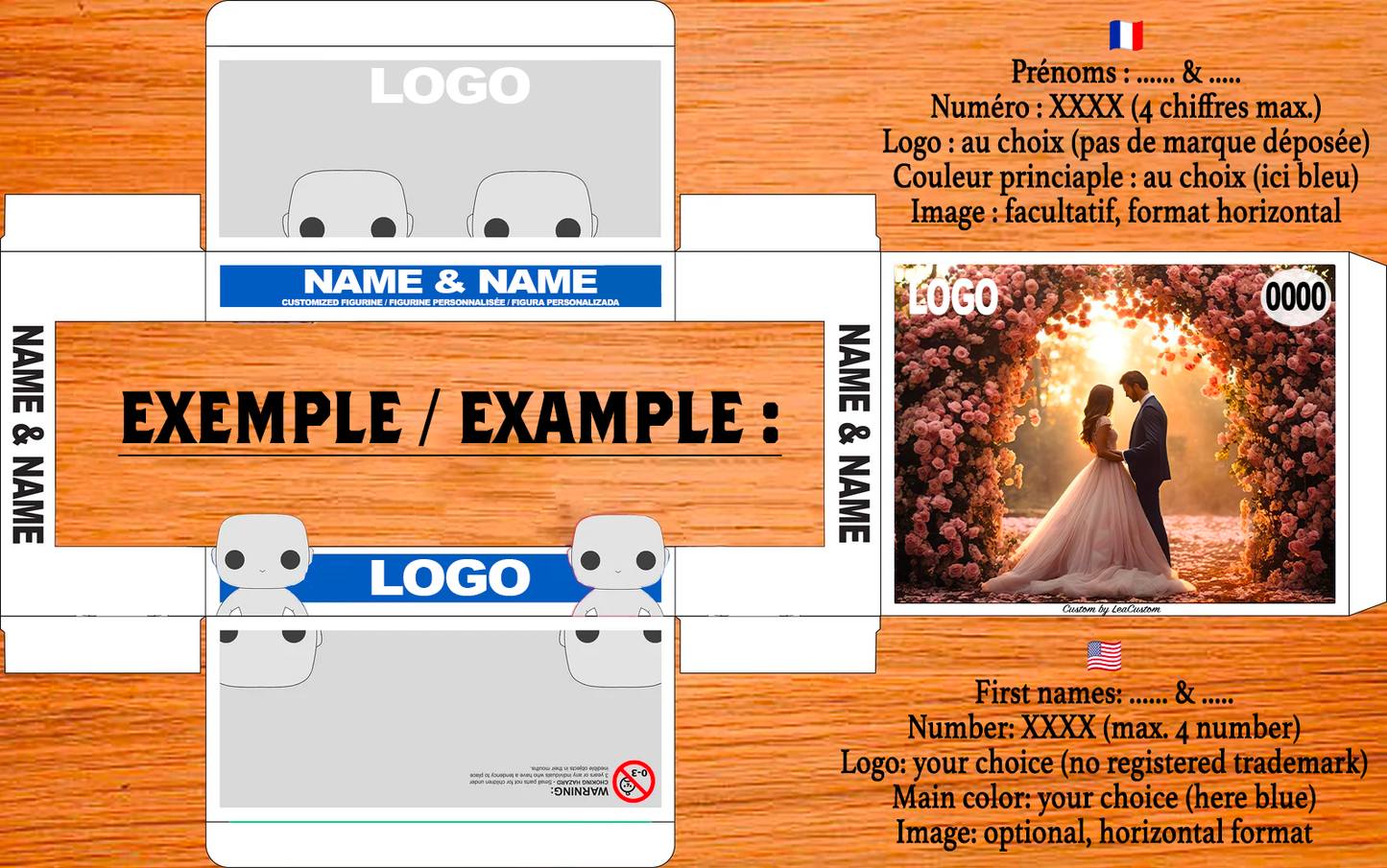 2 Pack Wedding: Personalized Figurines