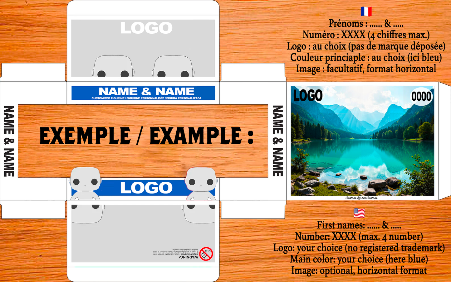 Personalized Duo Figurine Box