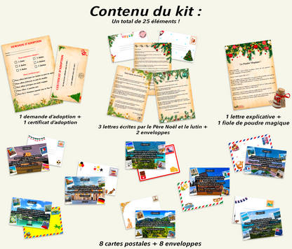 Box "Letters &amp; Envelopes from the Prankster Elves" – 25 magical items