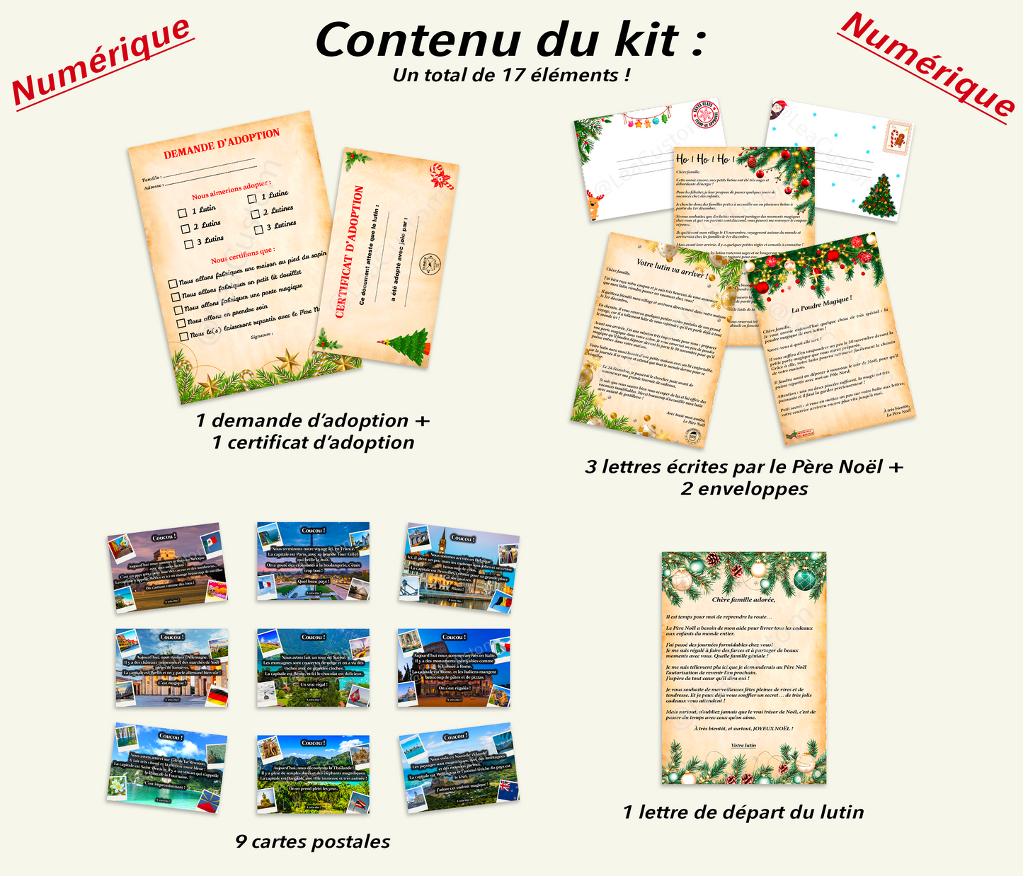 Santa's Elves Adoption Kit – Printable PDF