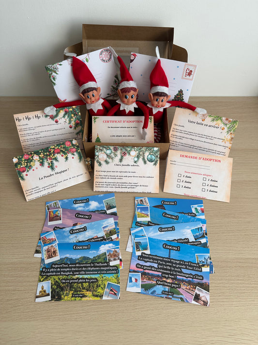 Box "Lettres des Lutins Farceurs" – 17 éléments magiques