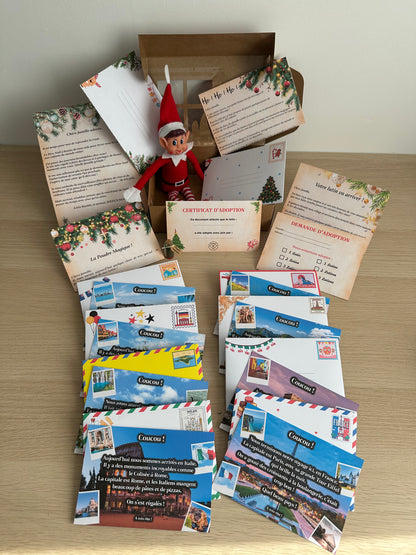 Box "Letters &amp; Envelopes from the Prankster Elves" – 25 magical items