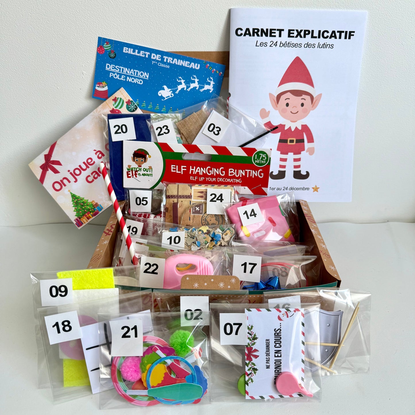 Box “Bêtises des Lutins Farceurs” – 24 farces prêtes à l’emploi