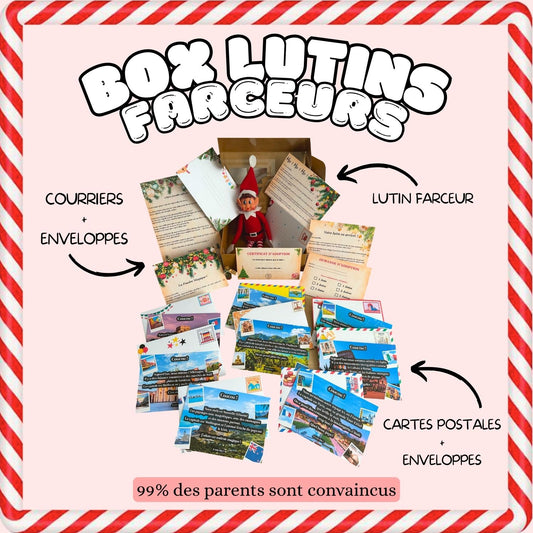 Box "Letters &amp; Envelopes from the Prankster Elves" – 25 magical items