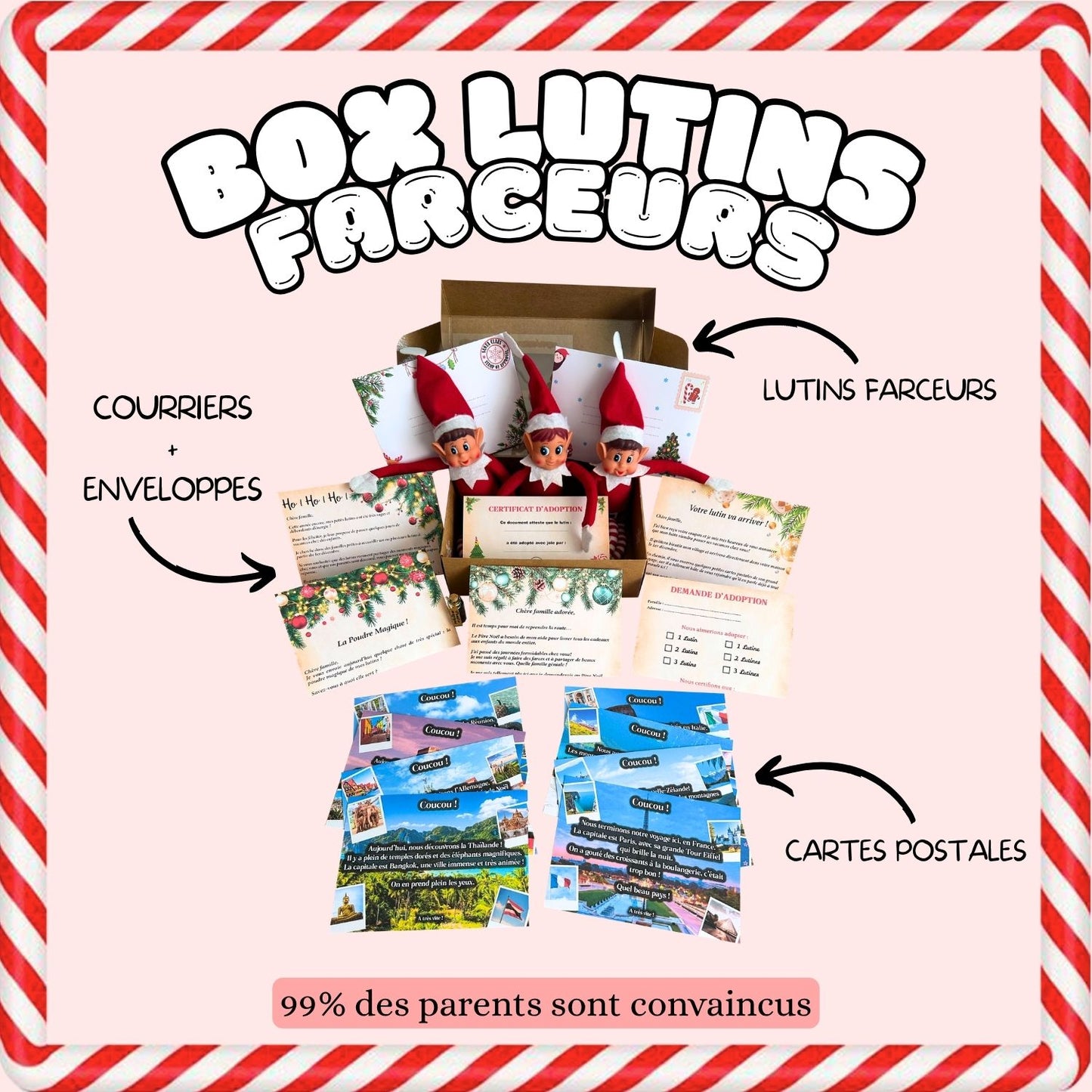 Box "Lettres des Lutins Farceurs" – 17 éléments magiques
