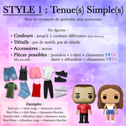 🌟 Pack Individuel : Figurine Personnalisée (Humain)