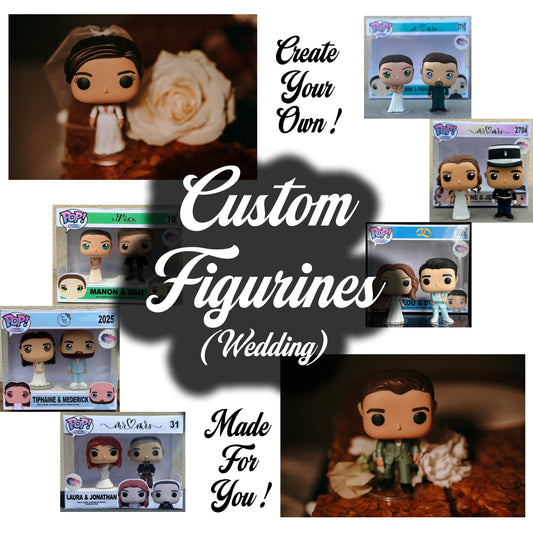 2 Pack Wedding: Personalized Figurines